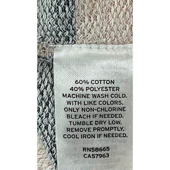 1901 Girls Striped Blouson Sleeves Hoodie Sweatshirt Size Small 7/8 - Picture 7 of 9